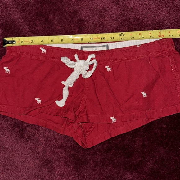 Abercrombie & Fitch Red pj shorts - Picture 4 of 4